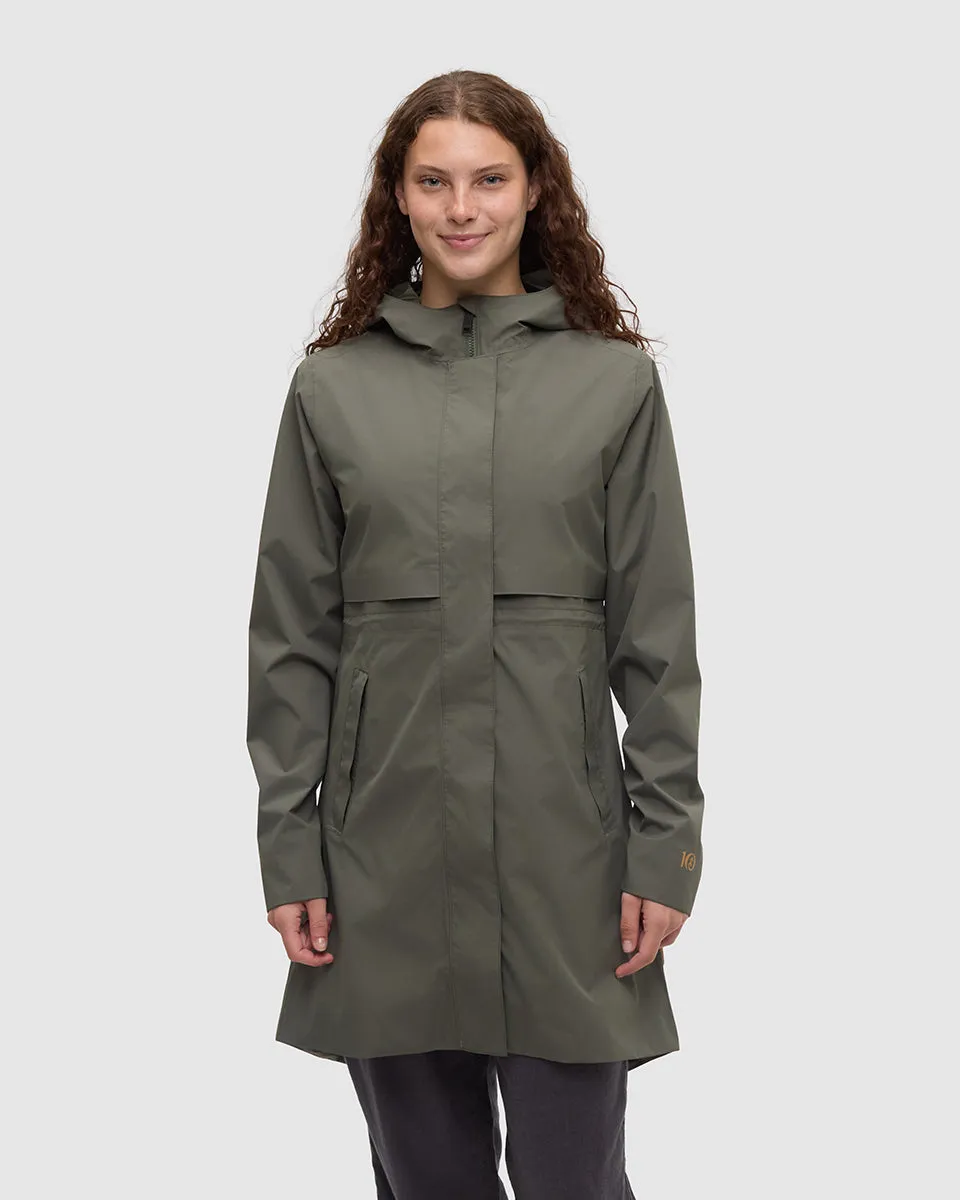 Nimbus Long Rain Jacket sold by tentree product image thumbnail 2