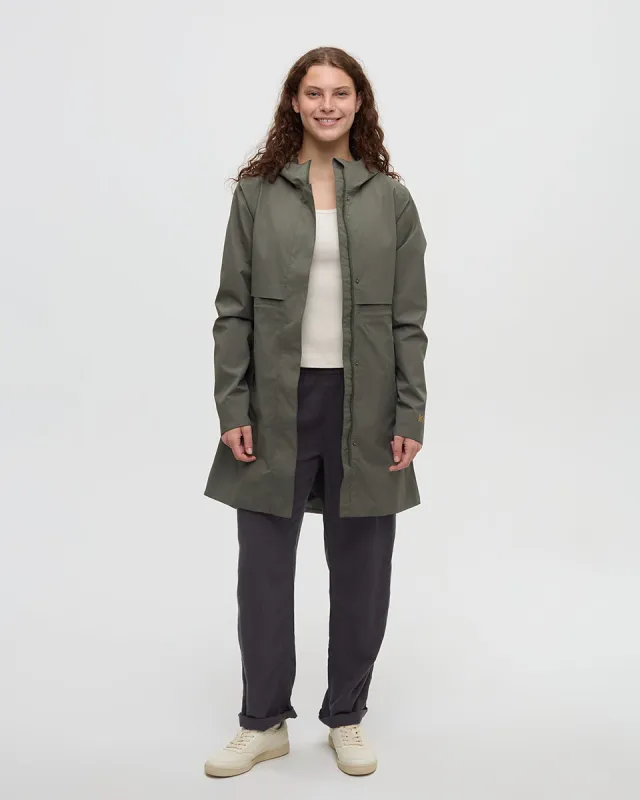 Nimbus Long Rain Jacket sold by tentree