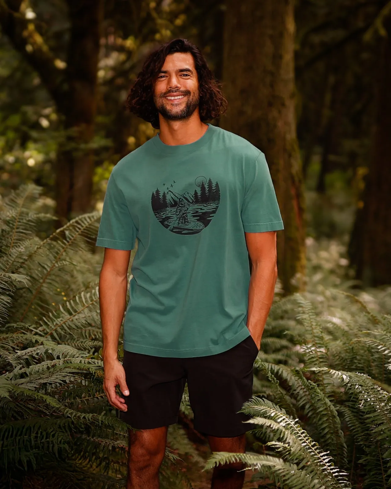 Regenerative Lake Life Portal T-Shirt sold by tentree product image thumbnail 5