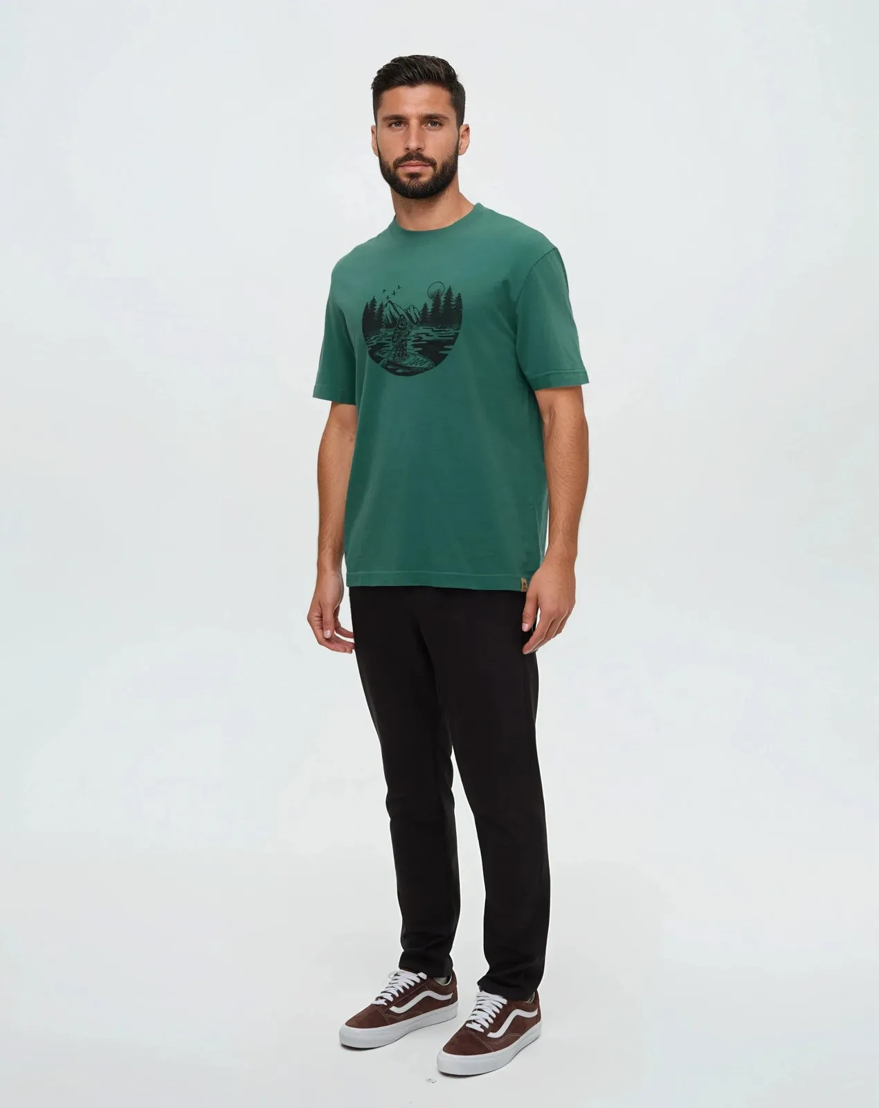 Regenerative Lake Life Portal T-Shirt sold by tentree product image thumbnail 3