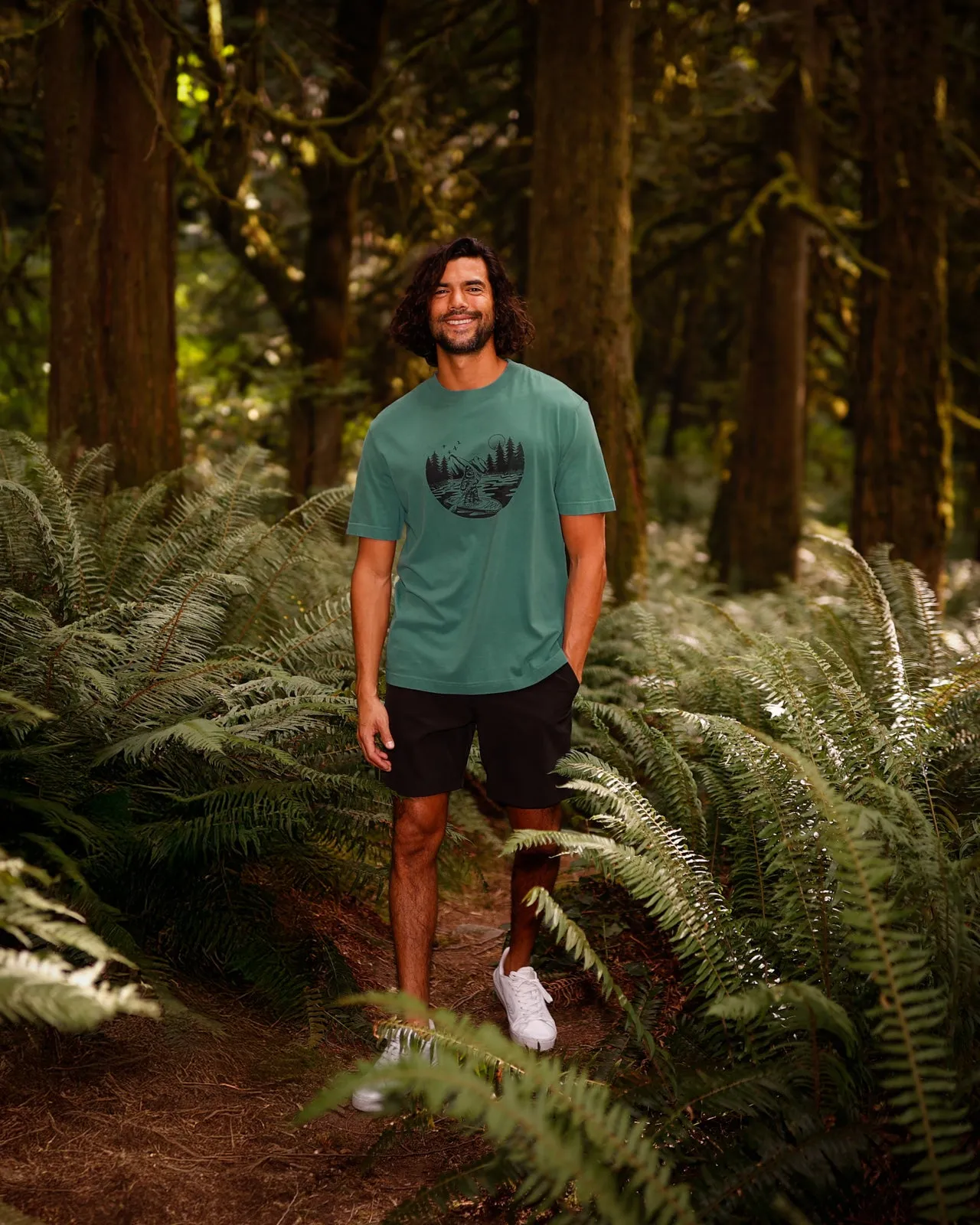 Regenerative Lake Life Portal T-Shirt sold by tentree product image thumbnail 2