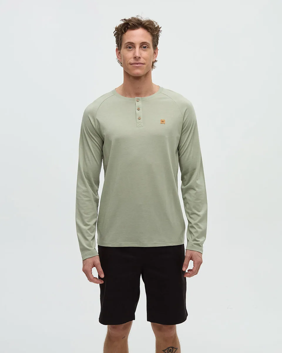 TreeBlend Baker Henley Longsleeve sold by tentree