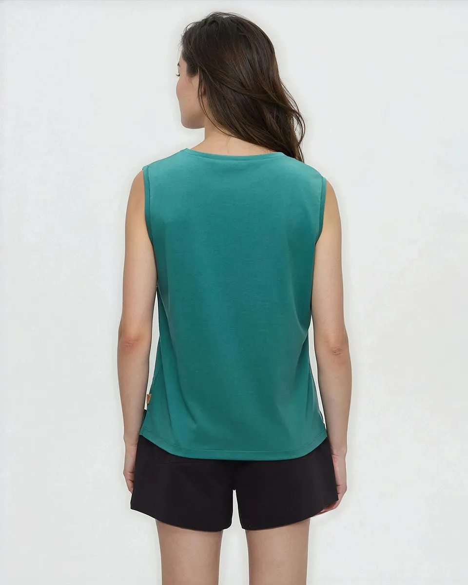 Lakeside Florals Tank sold by tentree product image thumbnail 3