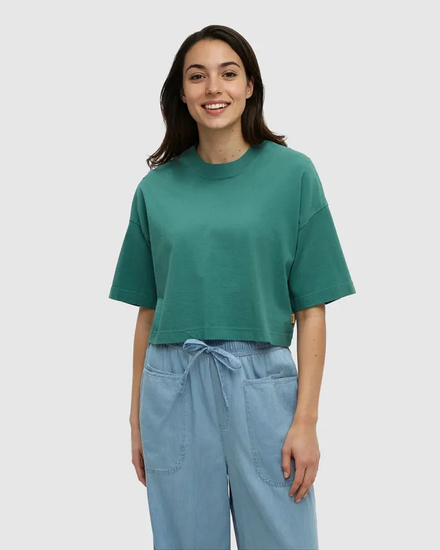 Laurelwood Crop T-Shirt sold by tentree