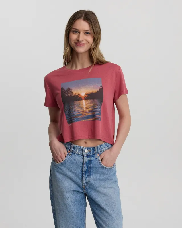 Lake View Crop T-Shirt sold by tentree
