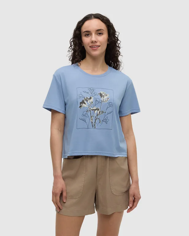 Floral Crop T-Shirt made by tentree