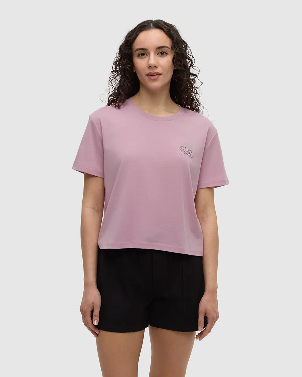 Wild Rose Lake Crop T-Shirt sold by tentree product image thumbnail 3