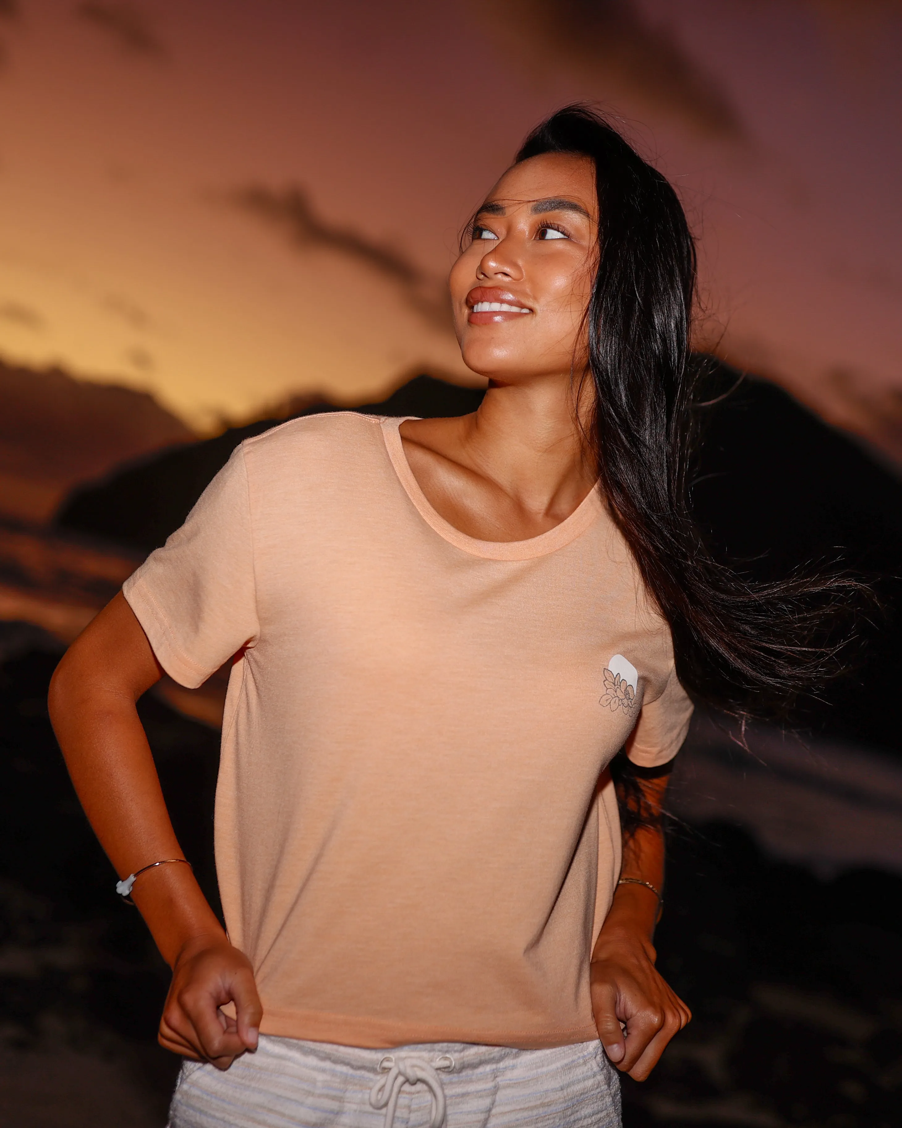 Wild Rose Lake Crop T-Shirt sold by tentree product image thumbnail 5