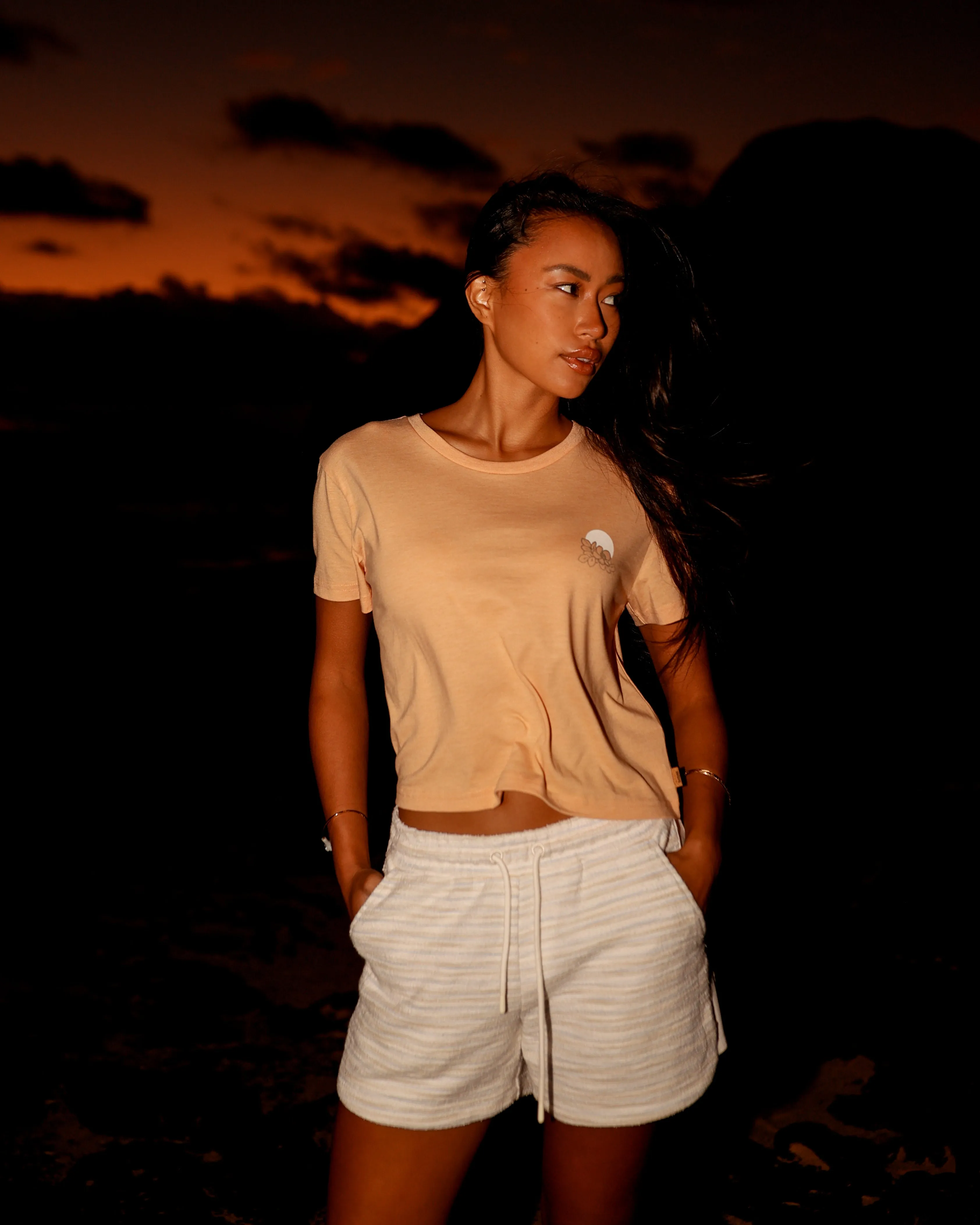 Wild Rose Lake Crop T-Shirt sold by tentree product image thumbnail 2