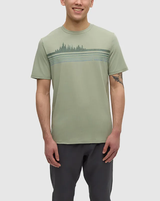 Retro Treeline T-Shirt made by tentree