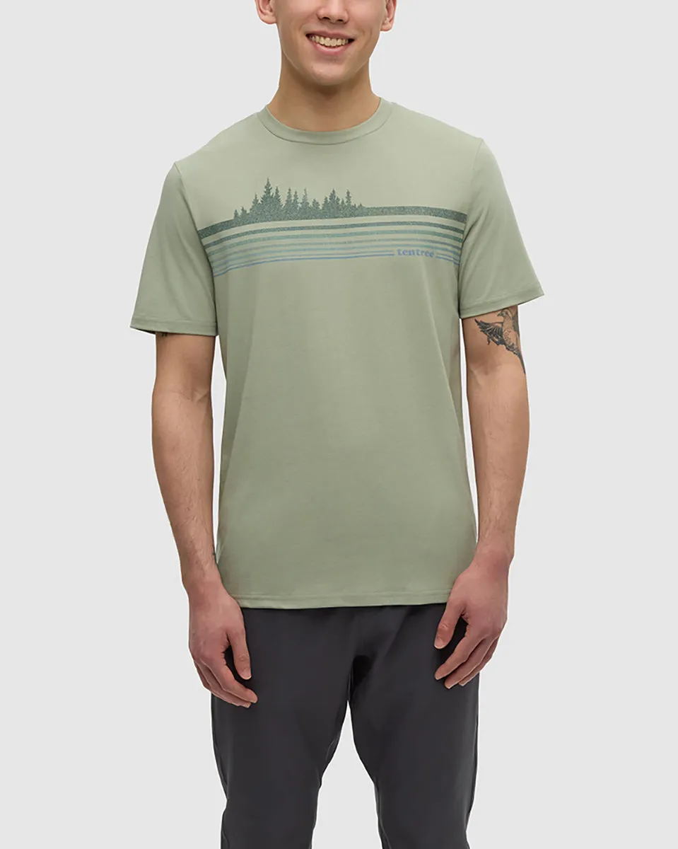 Retro Treeline T-Shirt sold by tentree