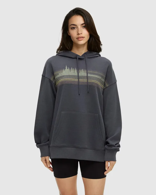 Retro Treeline Relaxed Hoodie made by tentree