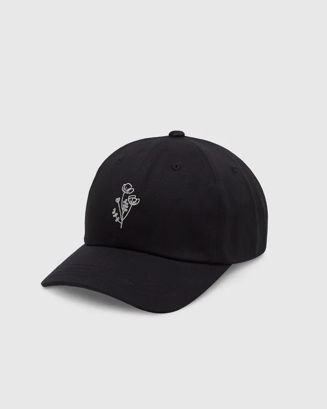 Flower Embroidery Peak Hat made by tentree