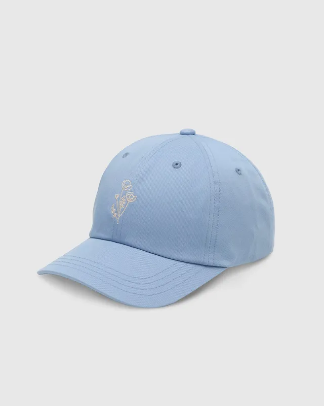 Flower Embroidery Peak Hat made by tentree