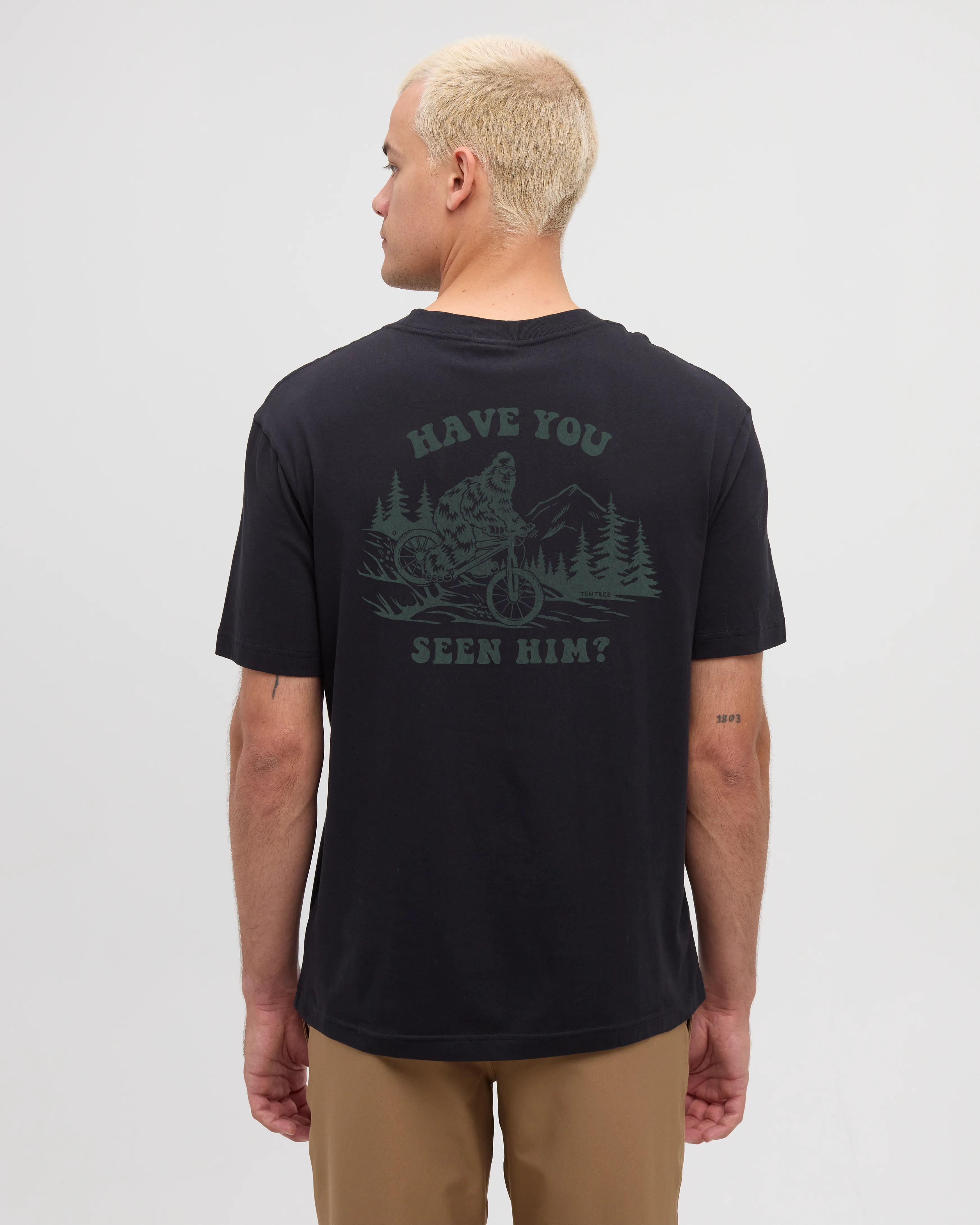 Have You Seen Him T-Shirt sold by tentree