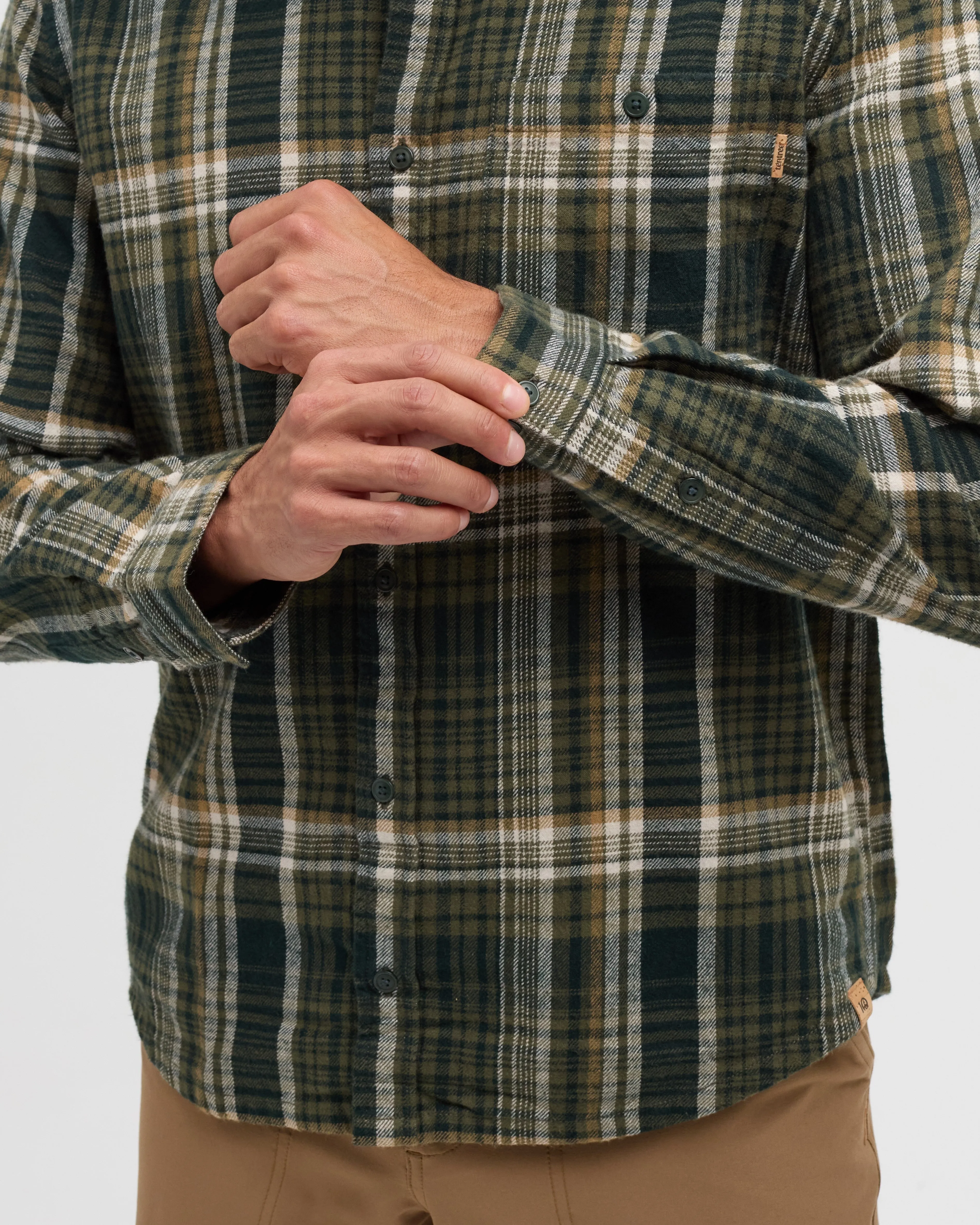 Forest Flannel Shirt sold by tentree product image thumbnail 5