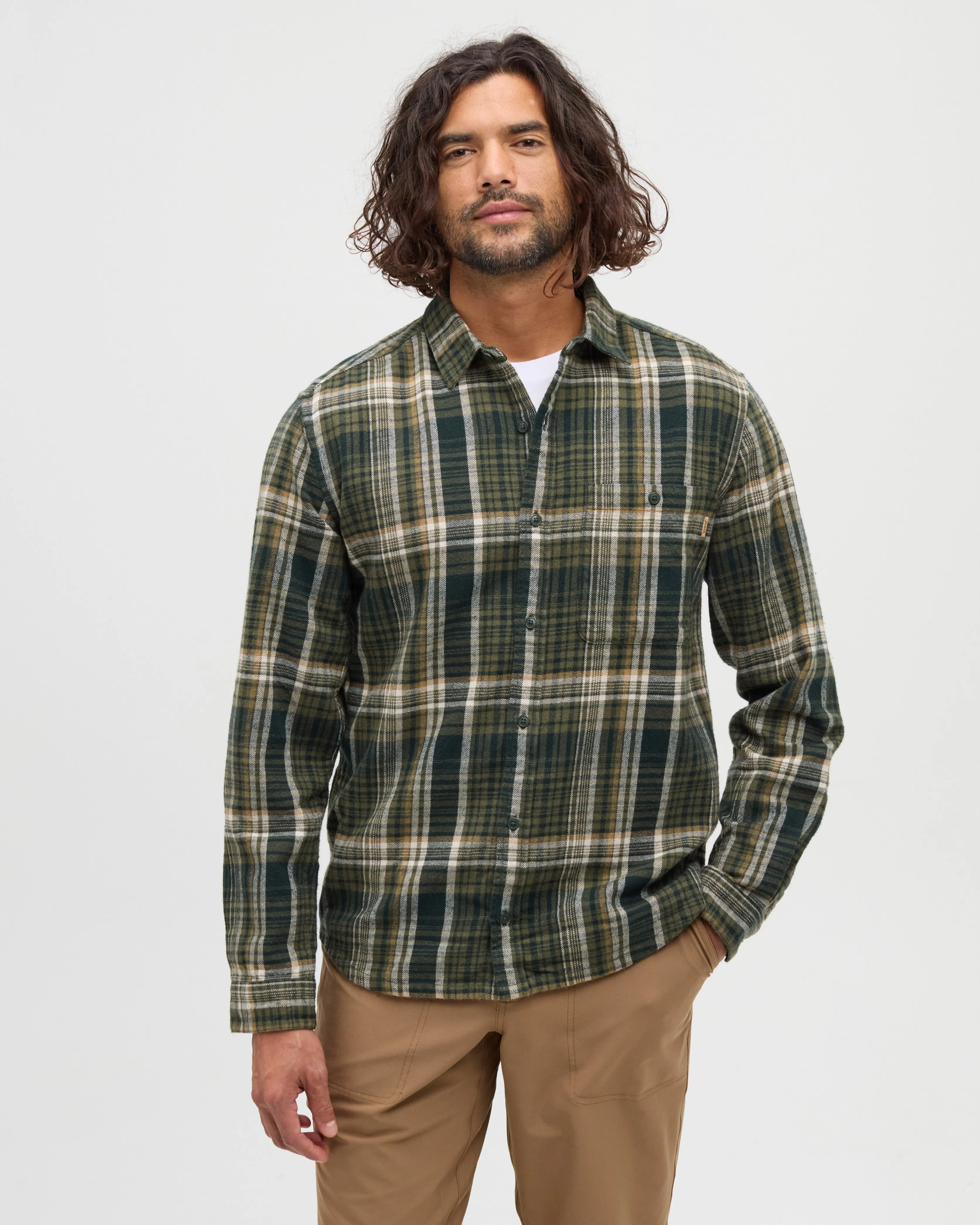 Forest Flannel Shirt sold by tentree product image thumbnail 2