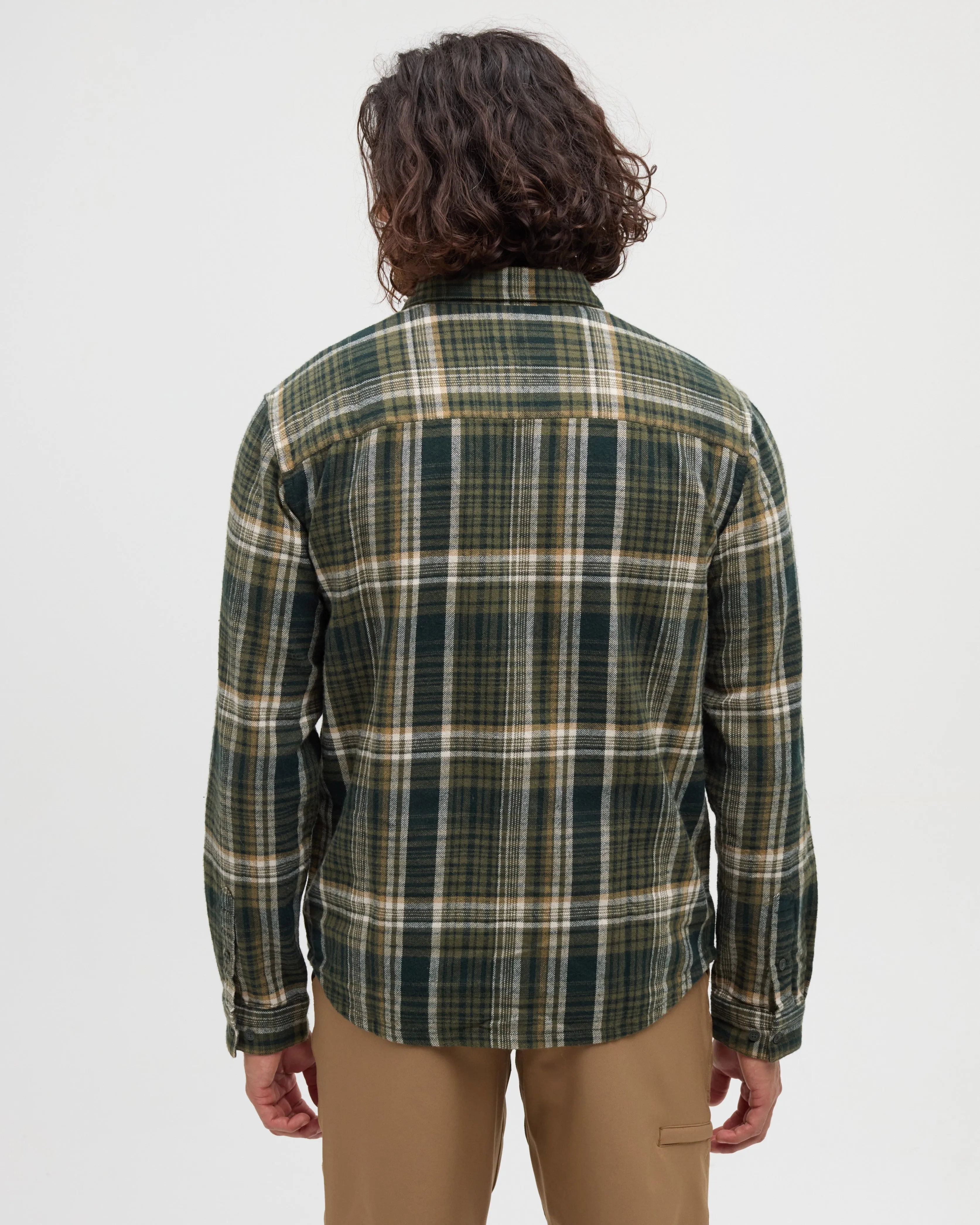 Forest Flannel Shirt sold by tentree product image thumbnail 3