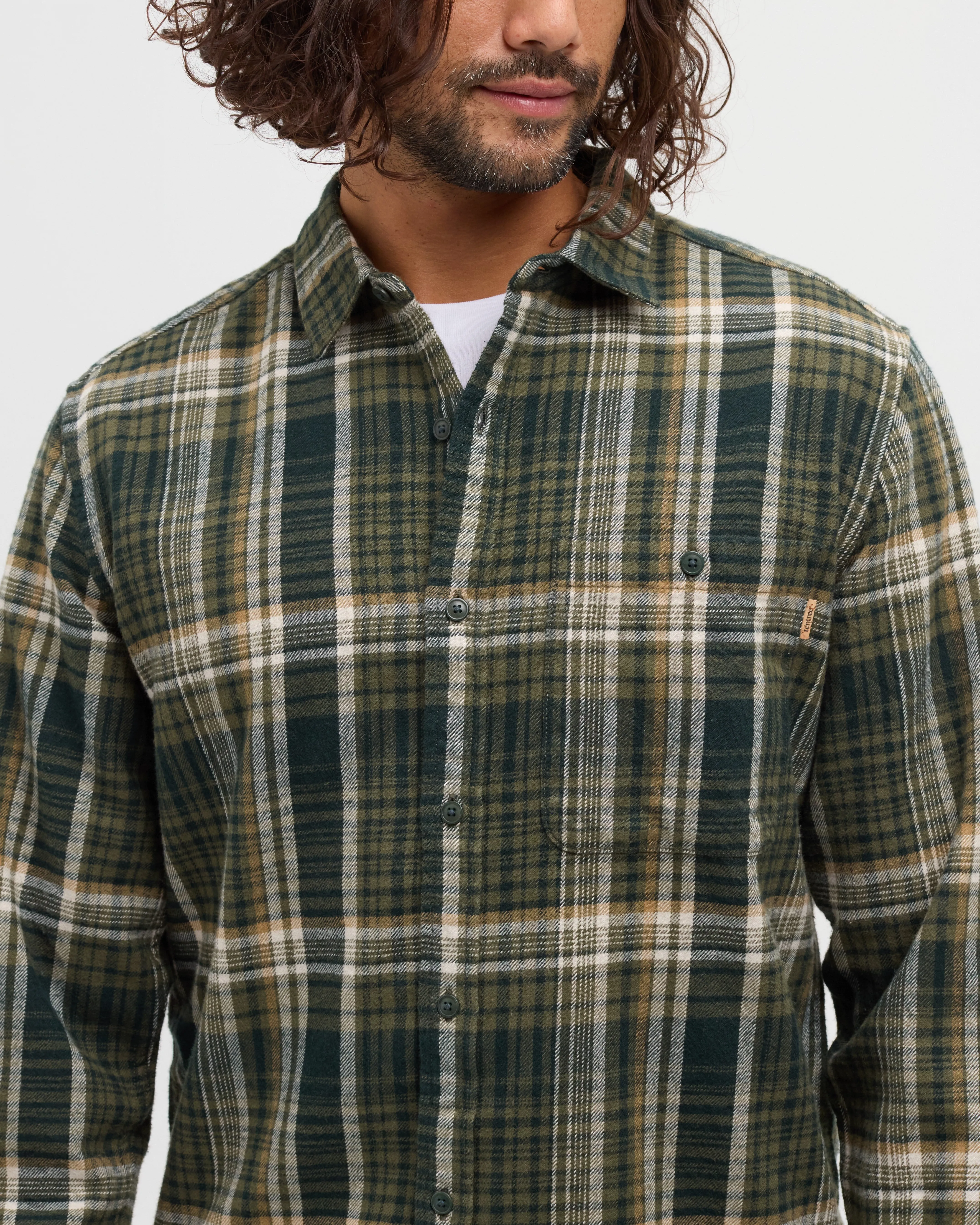 Forest Flannel Shirt sold by tentree product image thumbnail 4