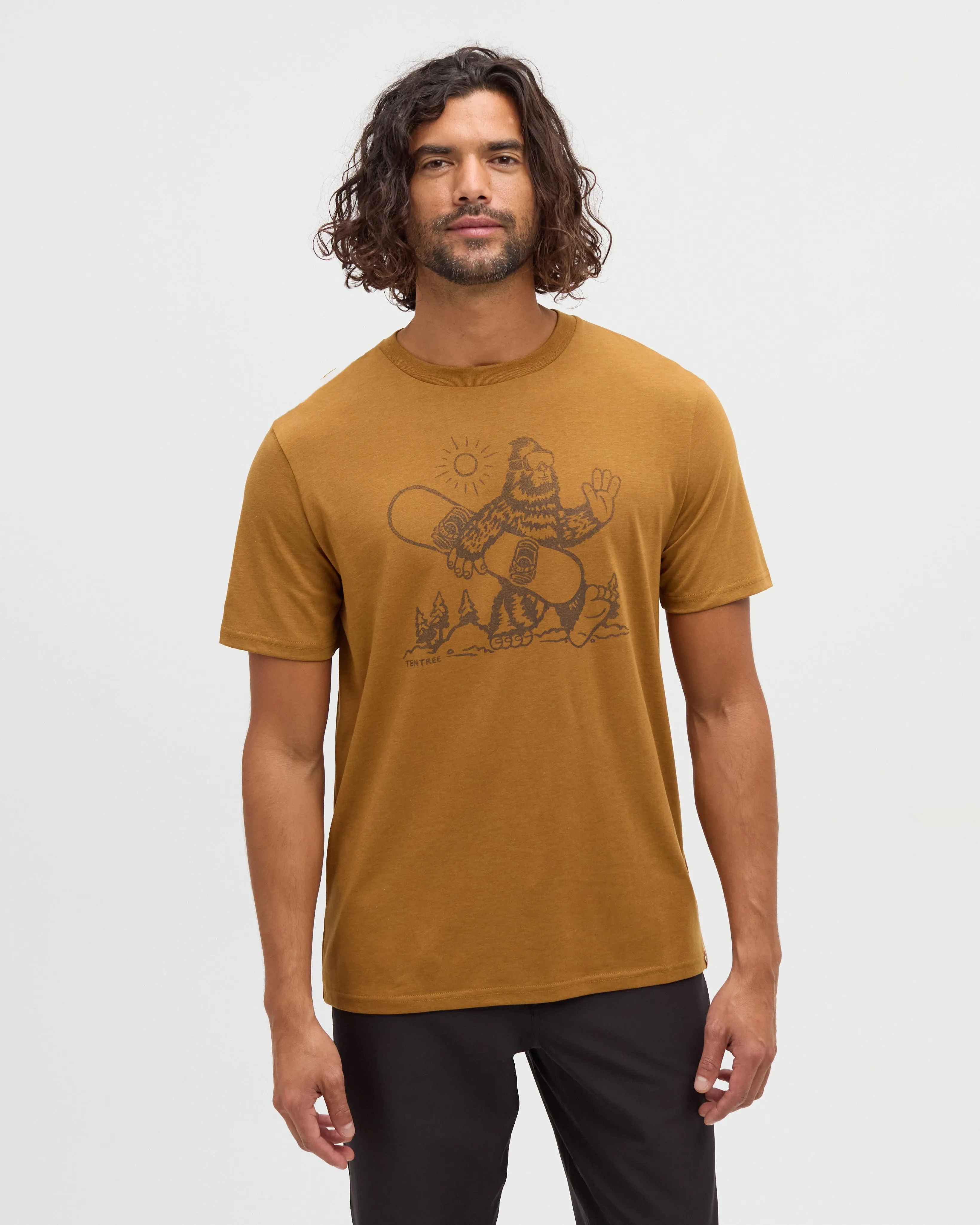 Sasquatch Sends It T-Shirt sold by tentree product image thumbnail 3