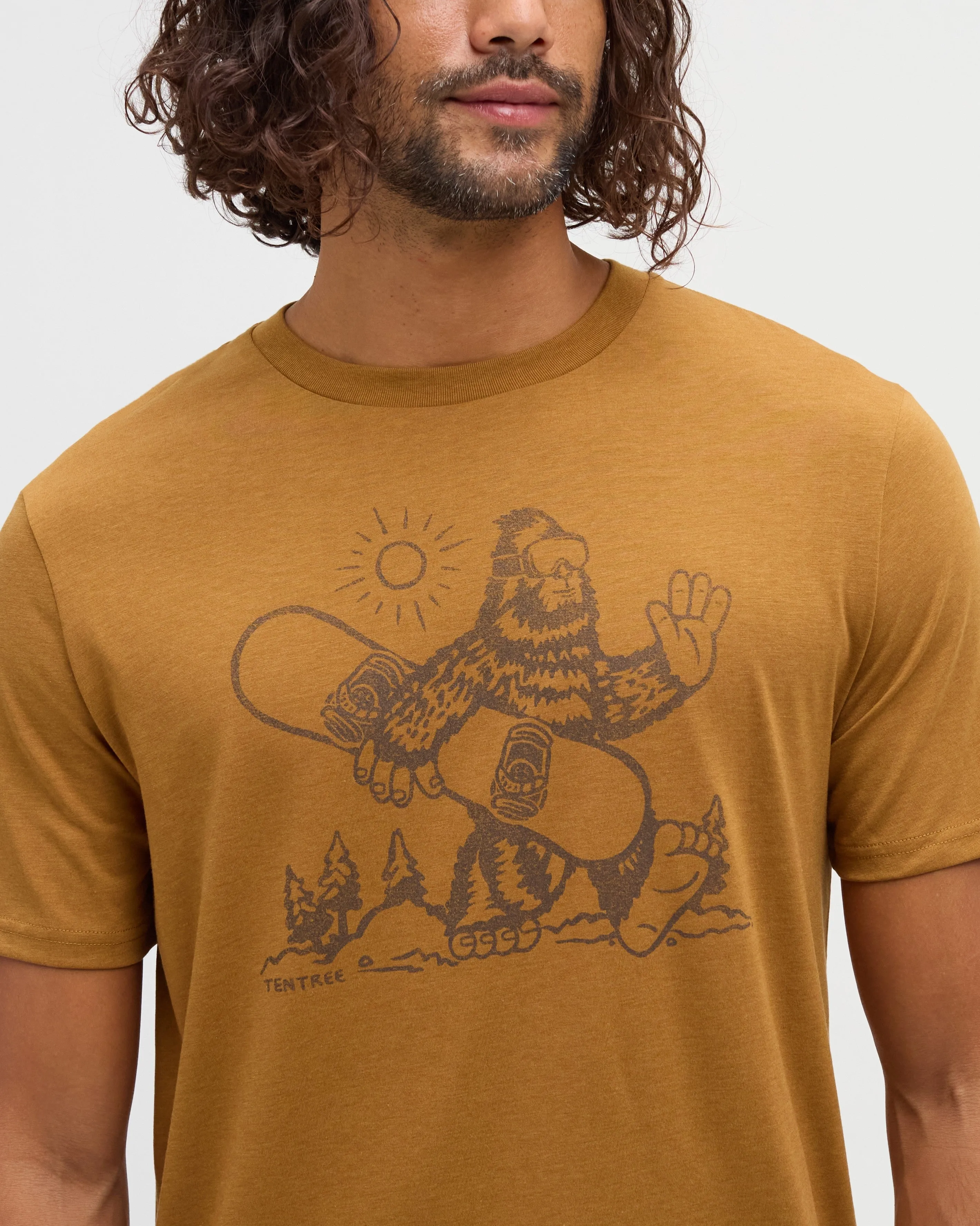 Sasquatch Sends It T-Shirt sold by tentree product image thumbnail 4