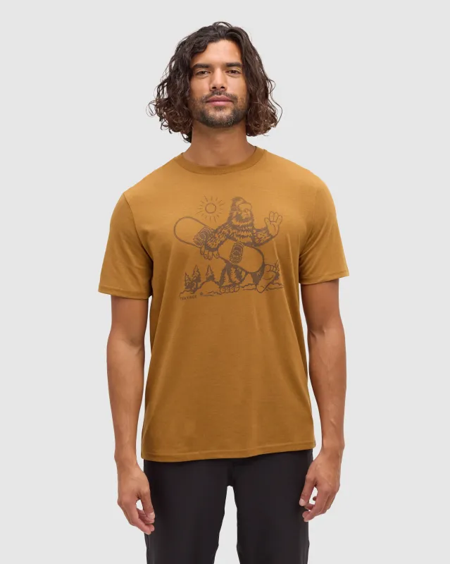 Sasquatch Sends It T-Shirt made by tentree