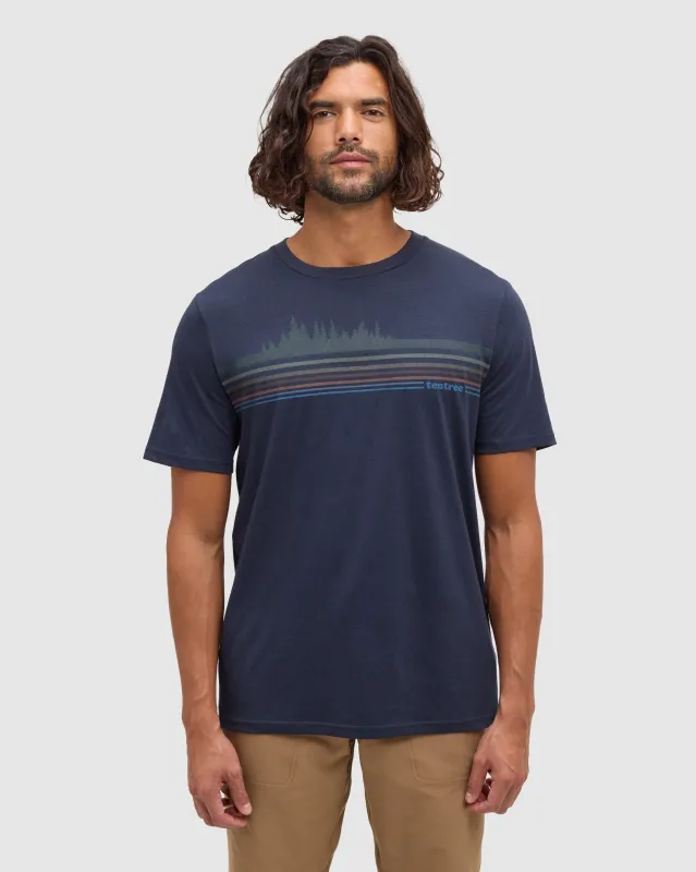 Wildfire Retro Treeline T-Shirt made by tentree