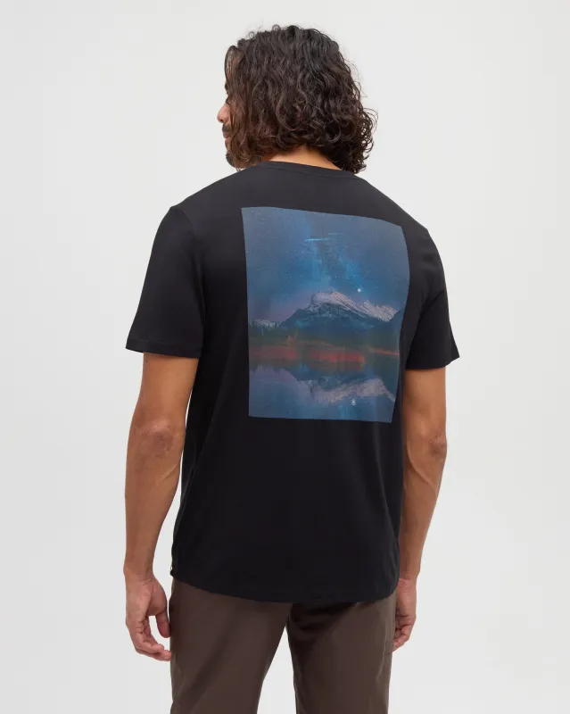 Parks Midnight Mountain T-Shirt made by tentree