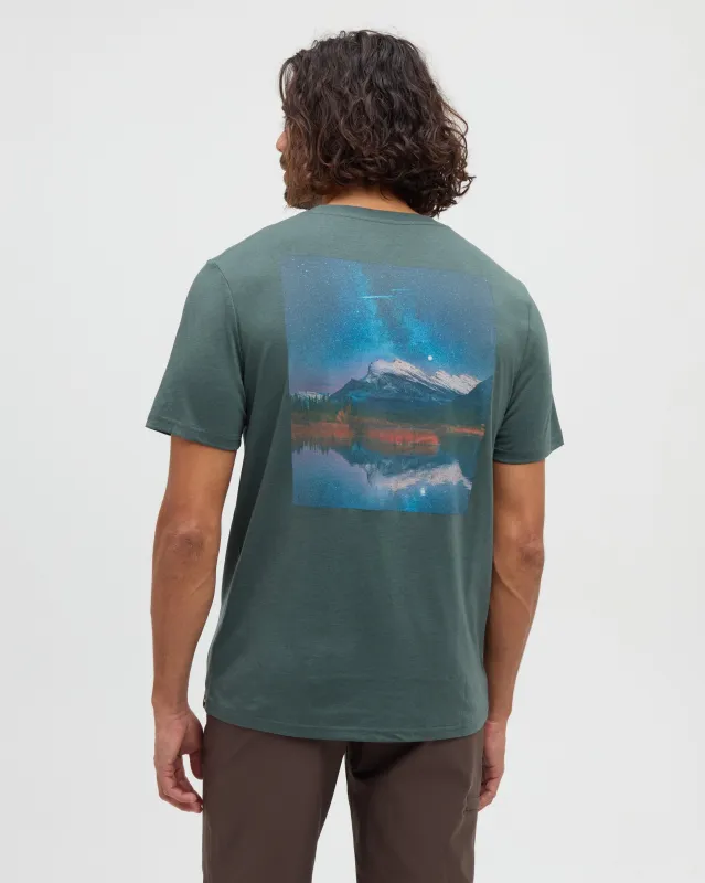 Parks Midnight Mountain T-Shirt made by tentree
