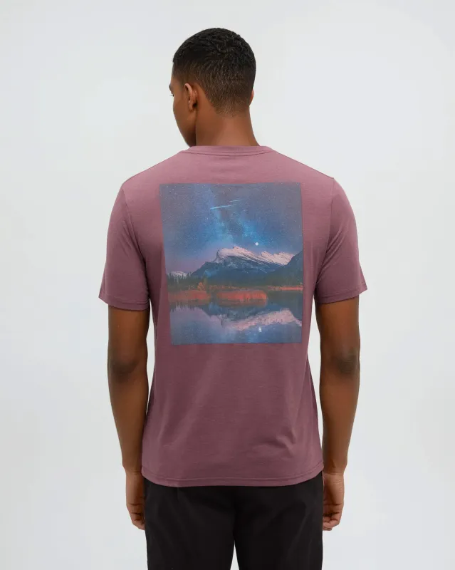 Parks Midnight Mountain T-Shirt made by tentree
