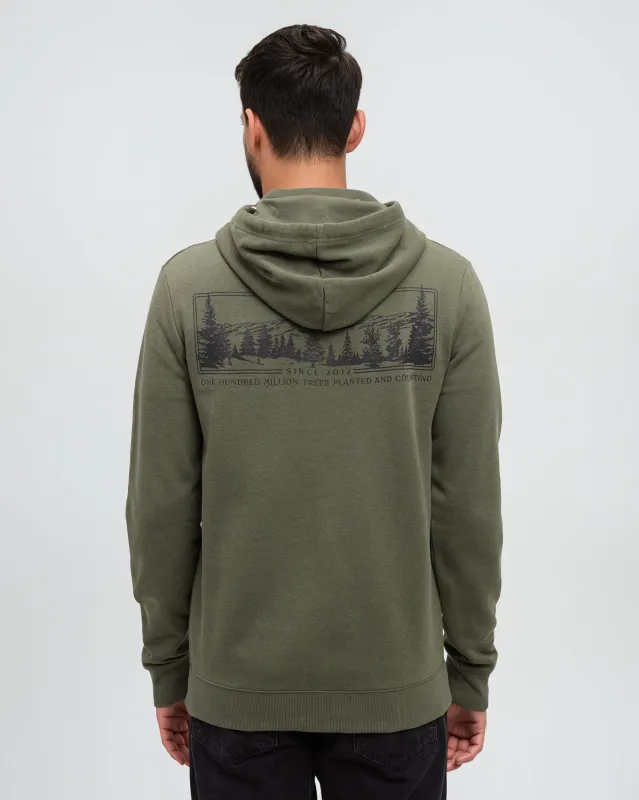 Heritage Landscape Full Zip Hoodie made by tentree
