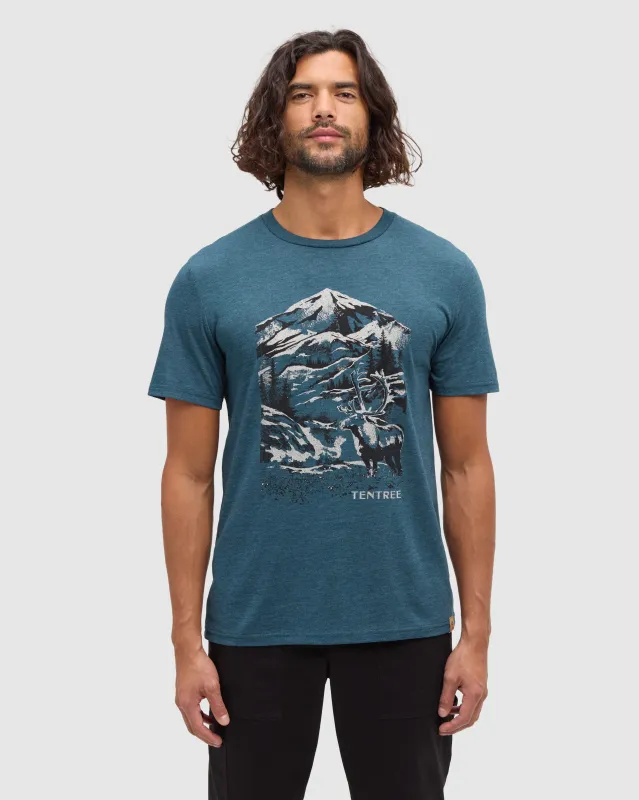 Winter Mountain Tops T-Shirt made by tentree