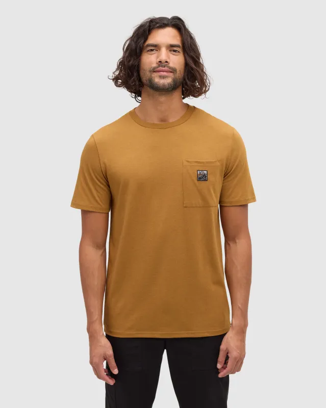 Tentree Vintage Mountain Patch T-Shirt made by tentree