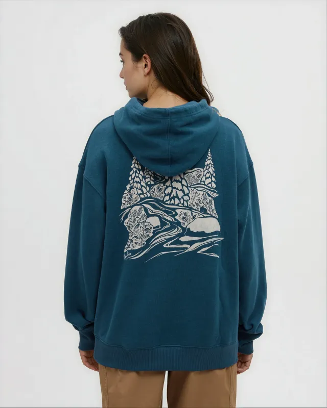 Winter Forest Relaxed Hoodie made by tentree