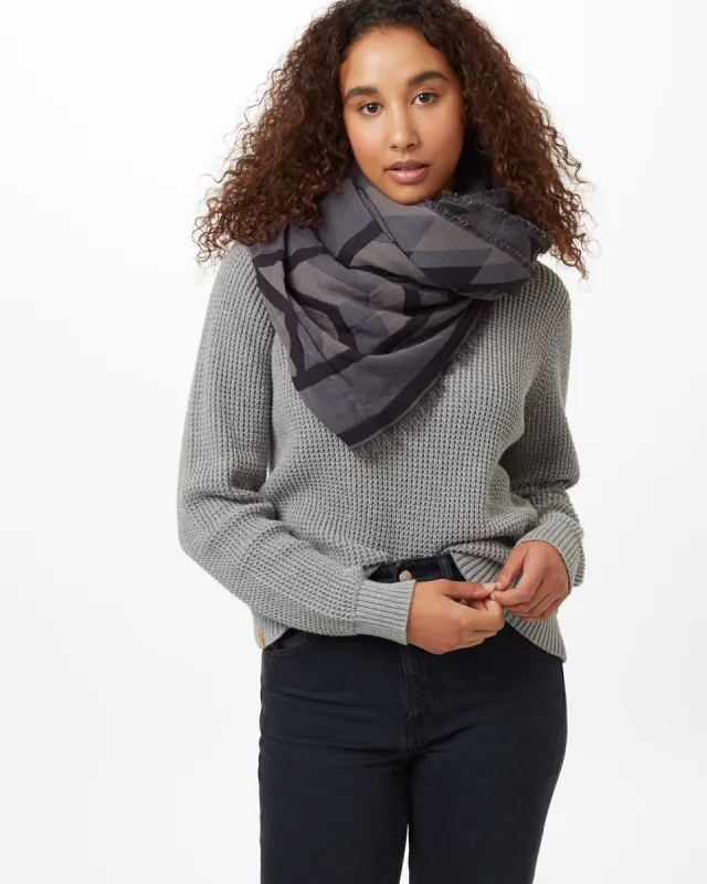 Cotton Geo Blanket Scarf sold by tentree