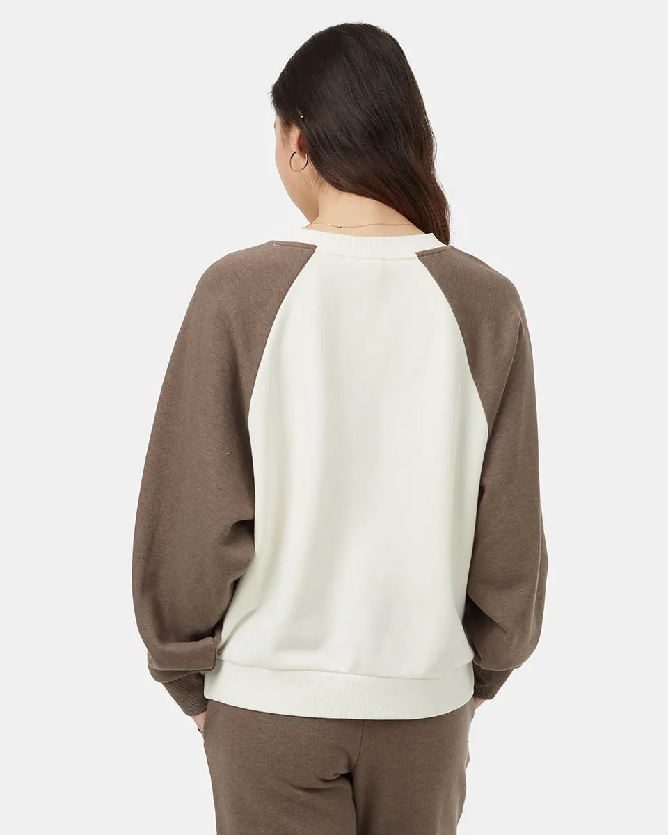 TreeFleece Oversized Raglan Crew sold by tentree product image thumbnail 3