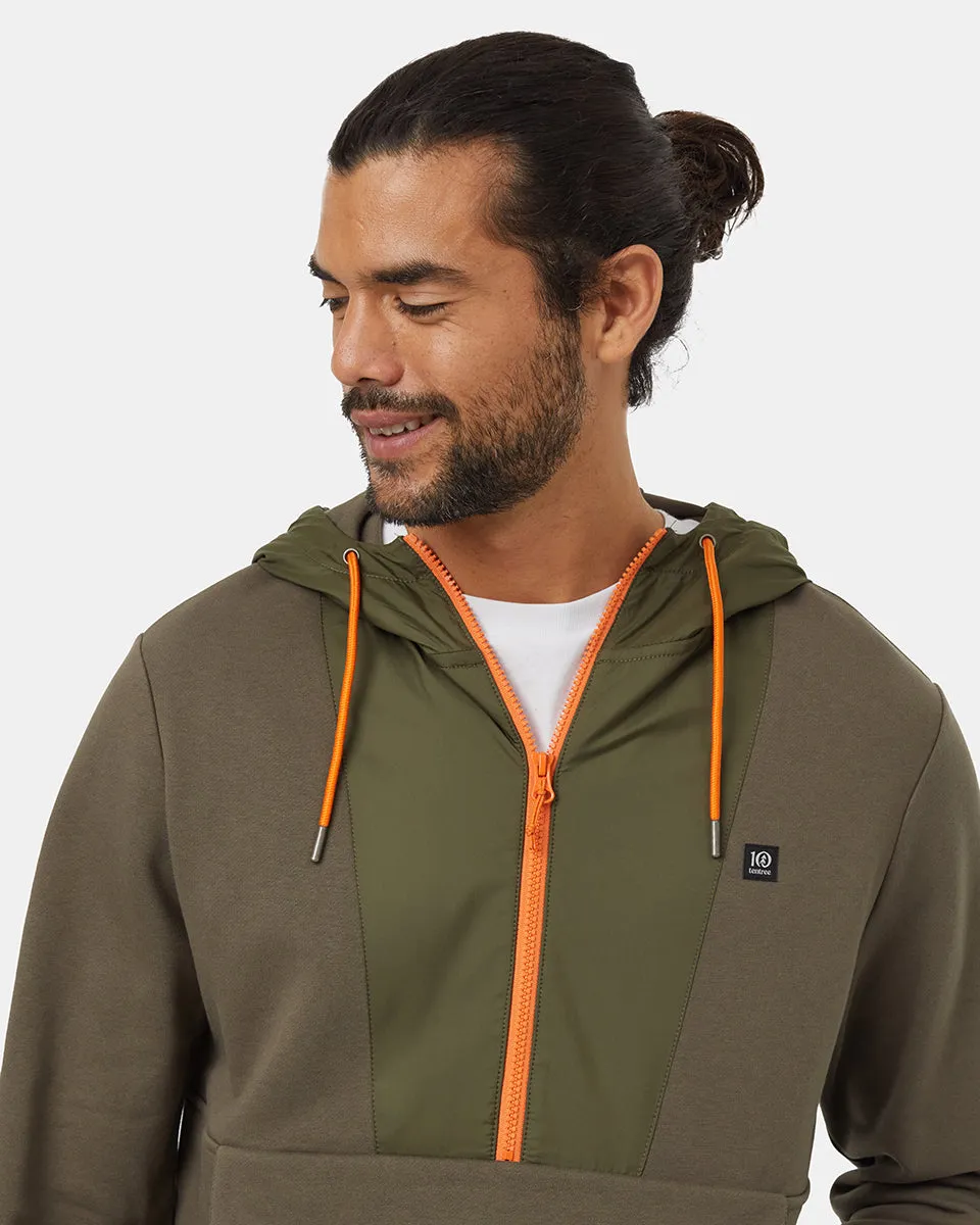 SeaFleece Contrast Anorak Hoodie sold by tentree product image thumbnail 4