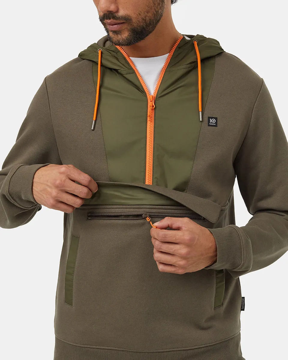 SeaFleece Contrast Anorak Hoodie sold by tentree product image thumbnail 5