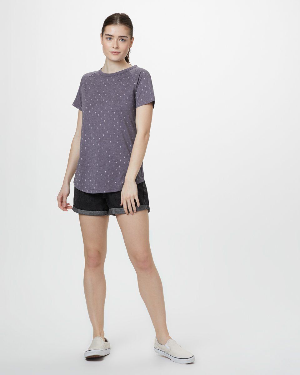 W Tree Print Raglan T-Shirt sold by tentree product image thumbnail 3