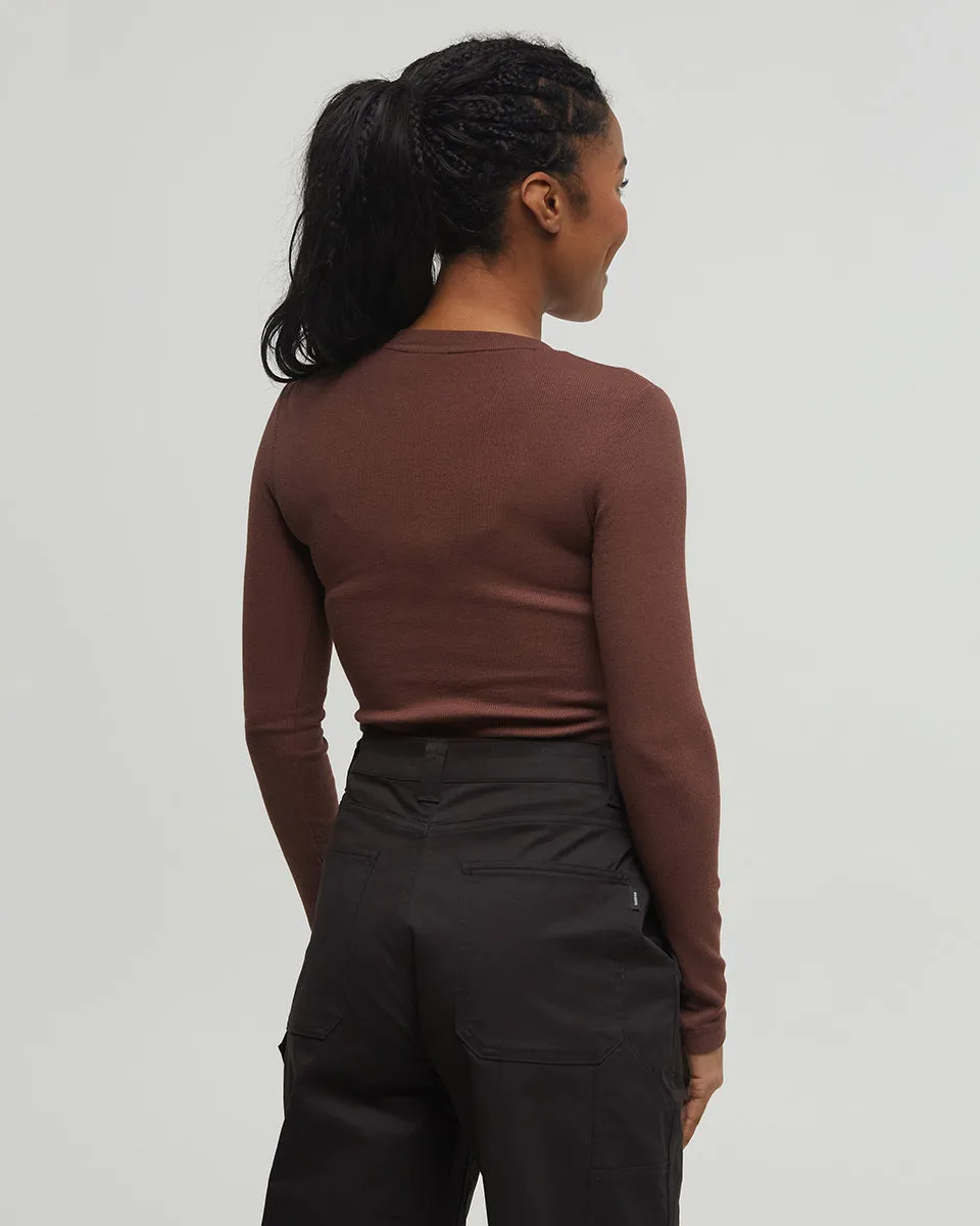 Rib Snap Placket Henley sold by tentree product image thumbnail 3