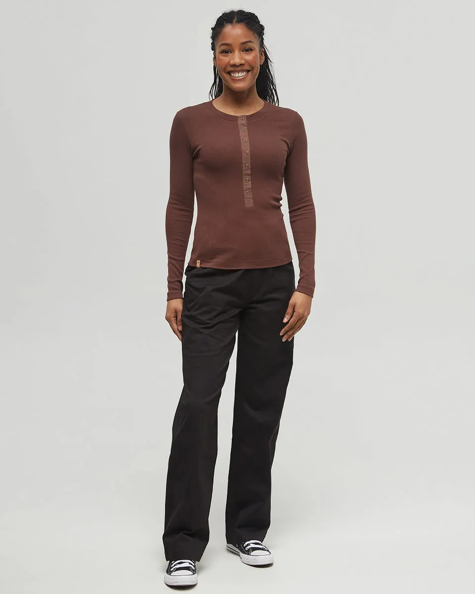 Rib Snap Placket Henley sold by tentree product image thumbnail 2