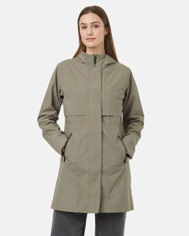 Nimbus Long Rain Jacket sold by tentree