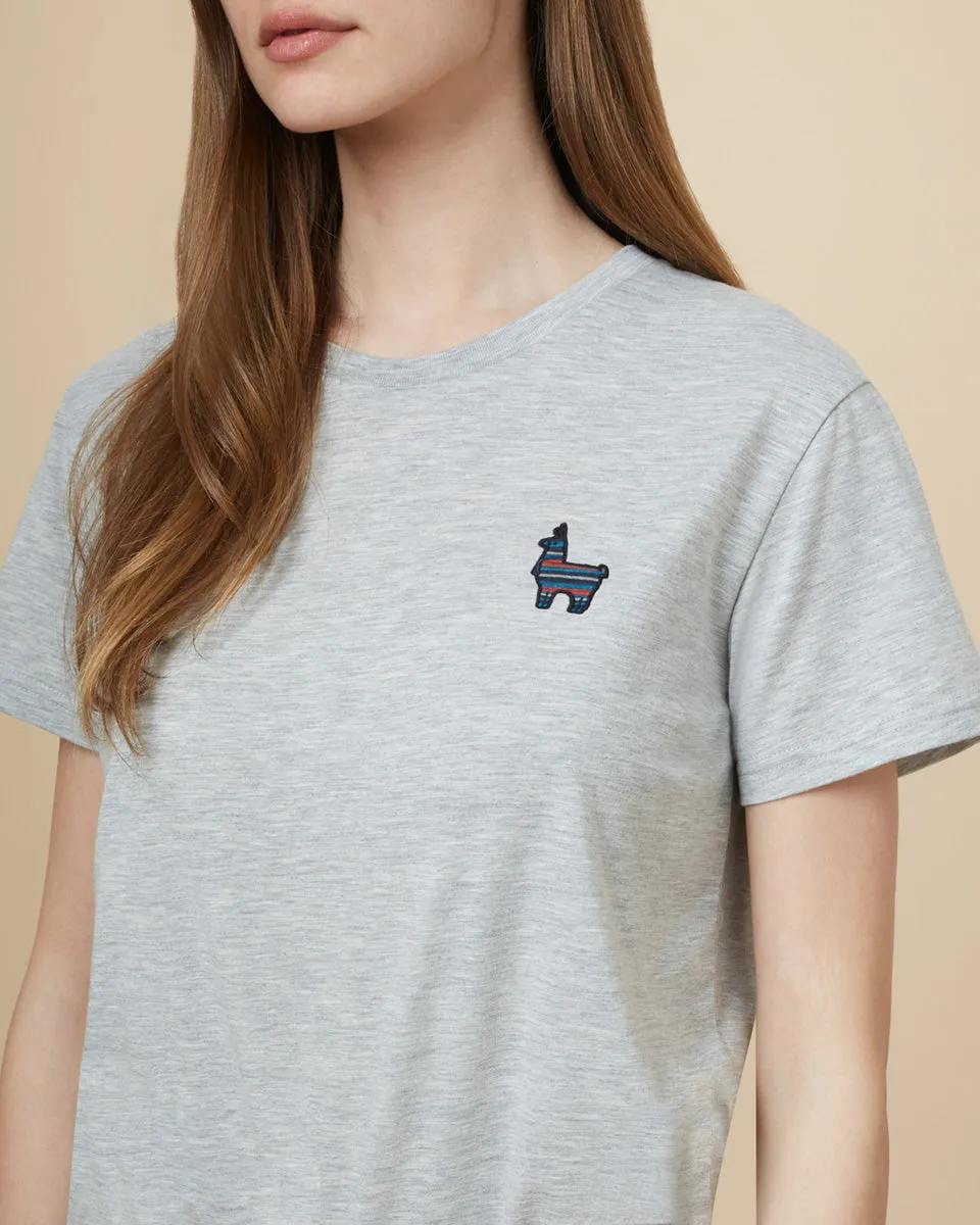 Peru Embroidered Llama T-Shirt sold by tentree