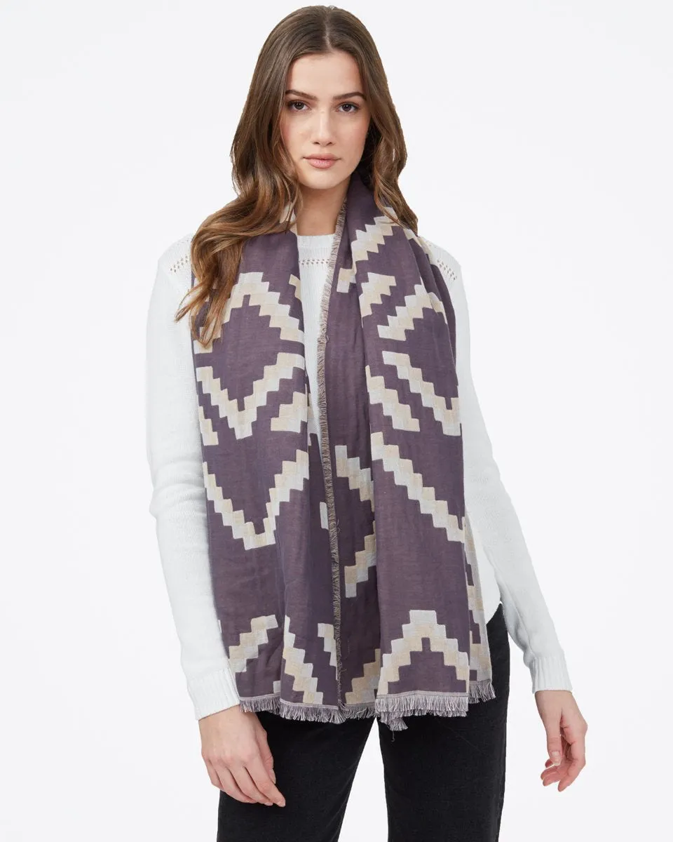 Organic Cotton Sumatra Blanket Scarf sold by tentree