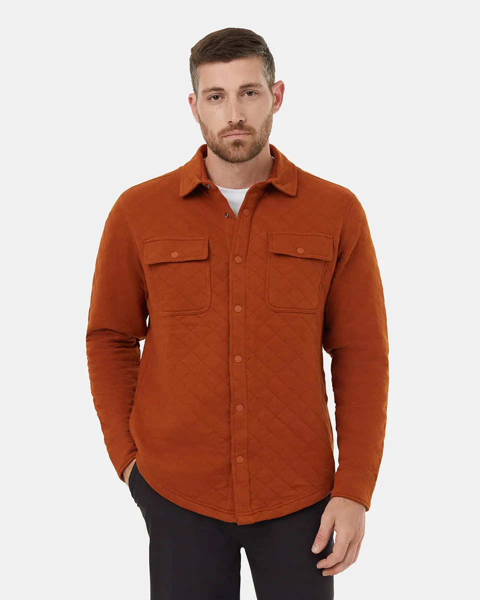 Quilted Colville Overshirt sold by tentree