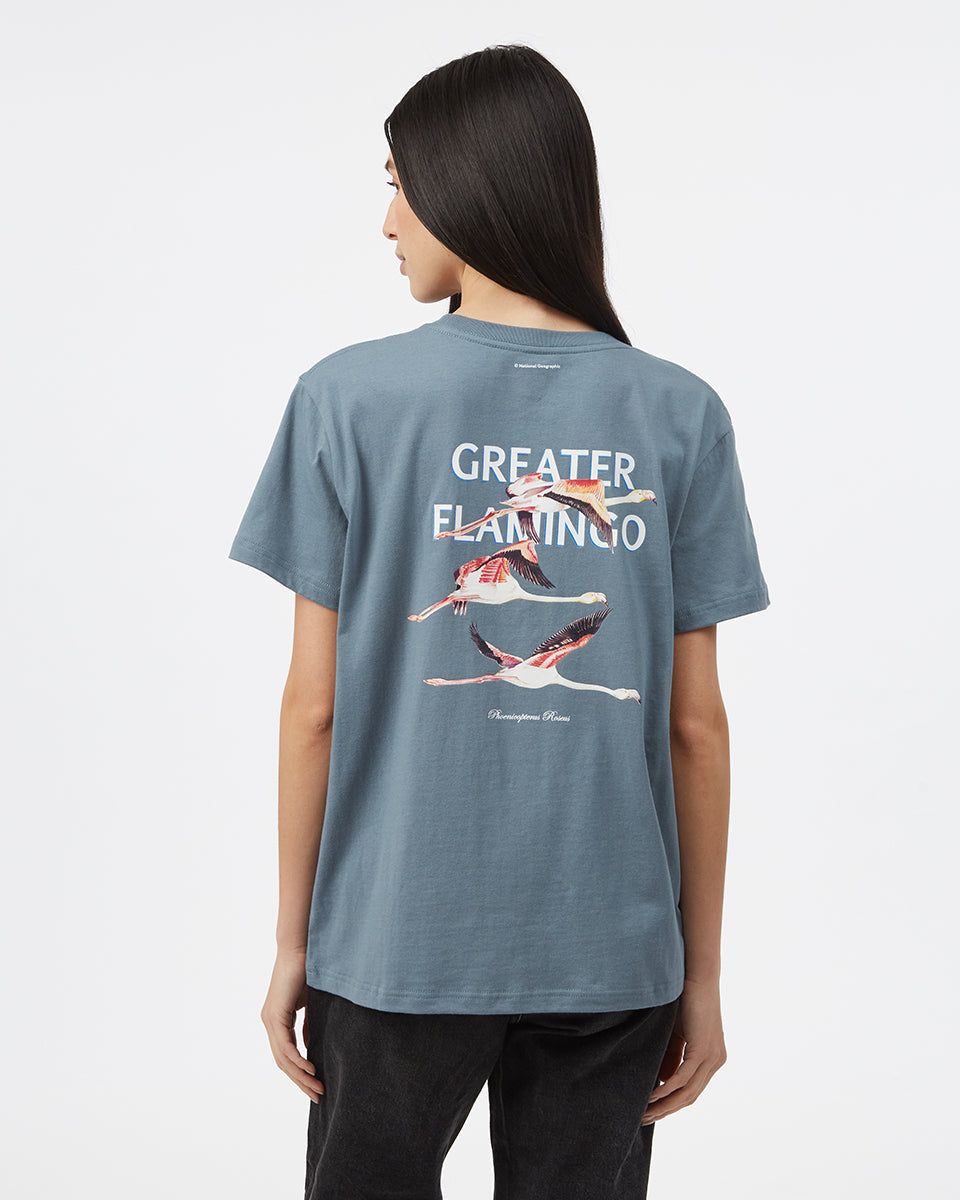 National Geographic Flamingo T-Shirt sold by tentree