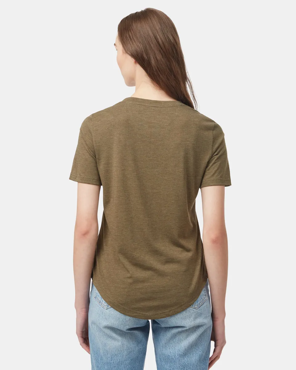 TreeBlend V-Neck T-Shirt sold by tentree product image thumbnail 3