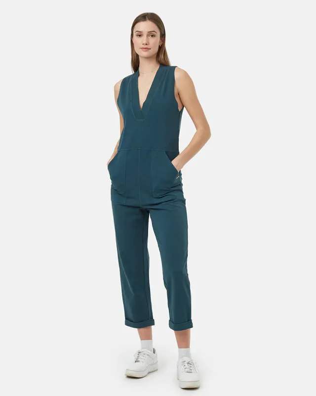French Terry V-Neck Jumpsuit sold by tentree
