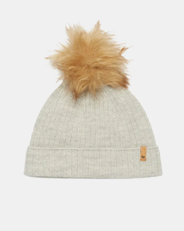 Wool Faux Fur Pom Beanie sold by tentree