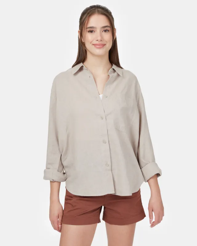 Hemp Button Front Shirt sold by tentree